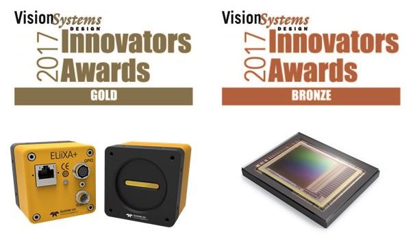 Teledyne e2v wins Gold and Bronze at Vision Systems Design 2017 Innovators Awards