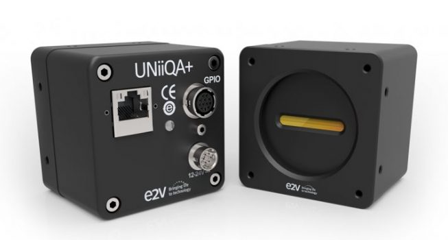 e2v line scan cameras available with a new frame grabber-less NBASE-T™ interface